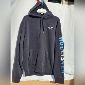 Hollister Men's Black Hoodie Sz XXL See Pictures For Measurements